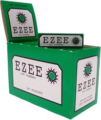 Full Box of Ezee Green Standard Tobacco Rolling Papers - 100% Original - Whole box of 100 packets