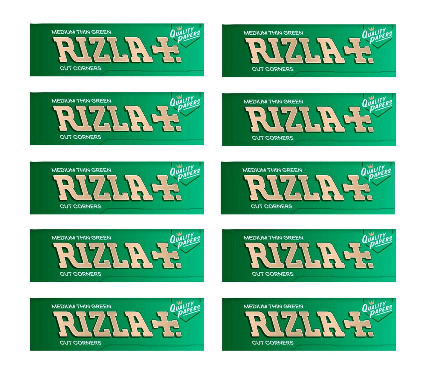 Rizla Green Standard Tobacco Rolling Papers - 100% Original - 20 Booklets