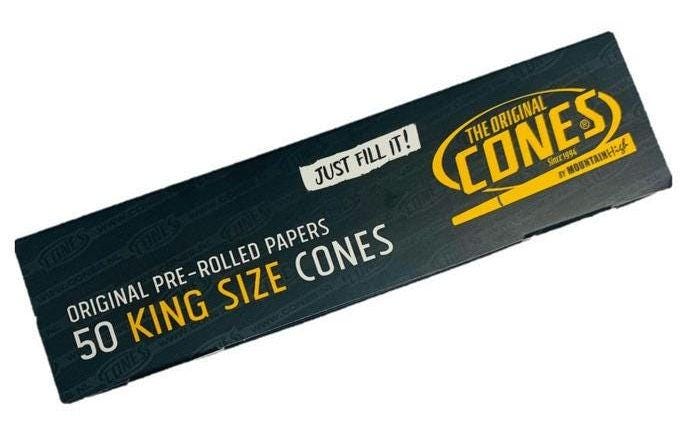 100 Pre Rolled King Size Cones By The Original Cones - 2 packs of 50