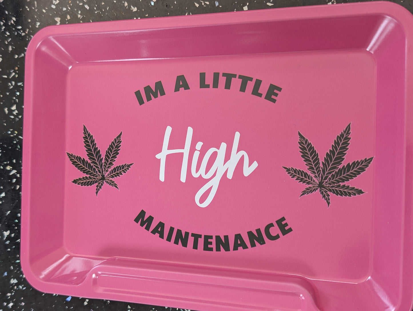 Pretty Pink Rolling Tray Set - I'm a Little high maintenance Wise Skies tray set Pink Elements & a small 1oz Betty Boop Tin
