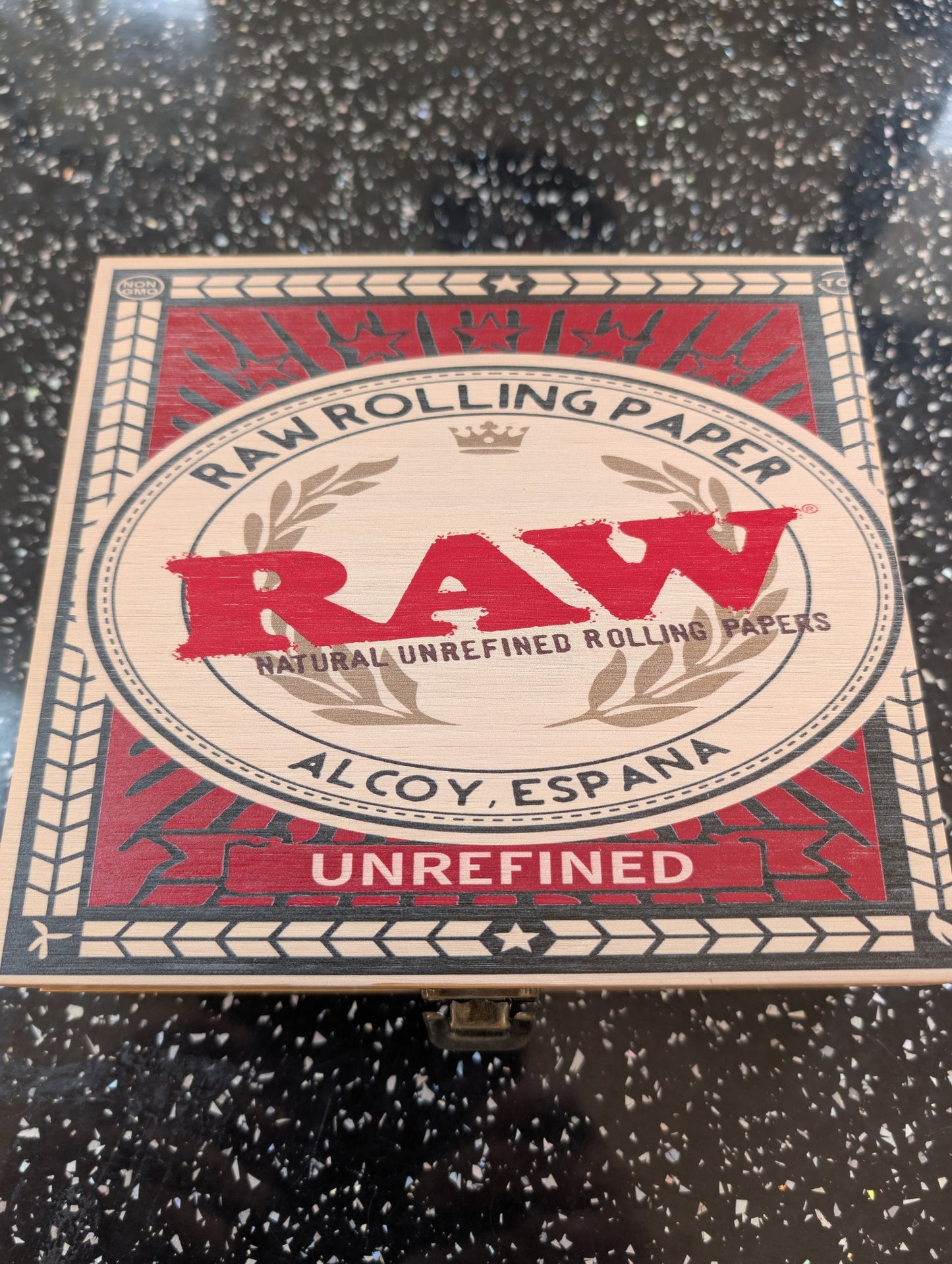 Large Wooden Raw Rolling Box