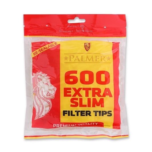 Palmer 600 Extra Slim Filter tips Jumbo bag