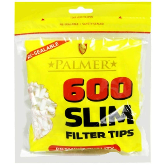 Palmer 600 Slim Filter tips Jumbo bag