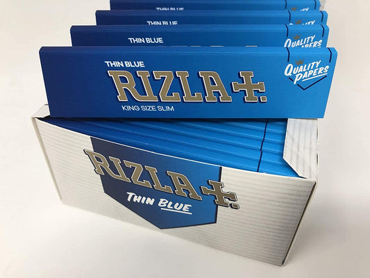 Rizla Blue King Size Slim Rolling Papers x 5 packets